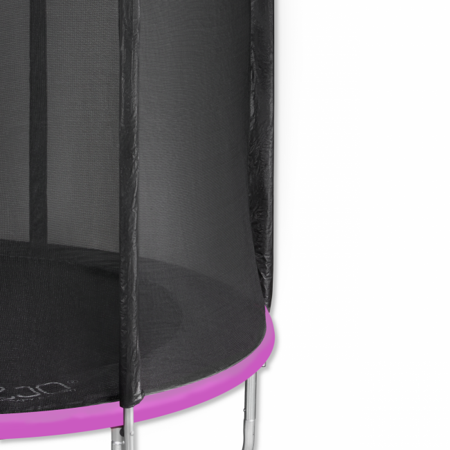 Батут с внешней сеткой 4FIZJO Classic 8FT 252 см 4FJ0305 Black/Pink