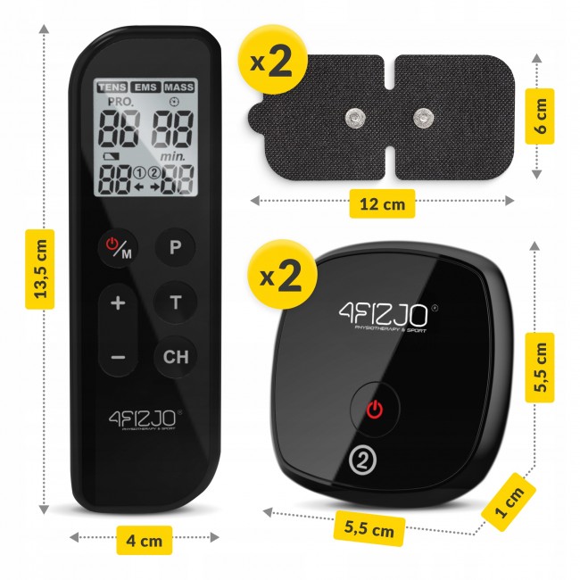 Аппарат для электростимуляции мышц 4FIZJO Combo EVO 3 в 1 (P-5905973404389)