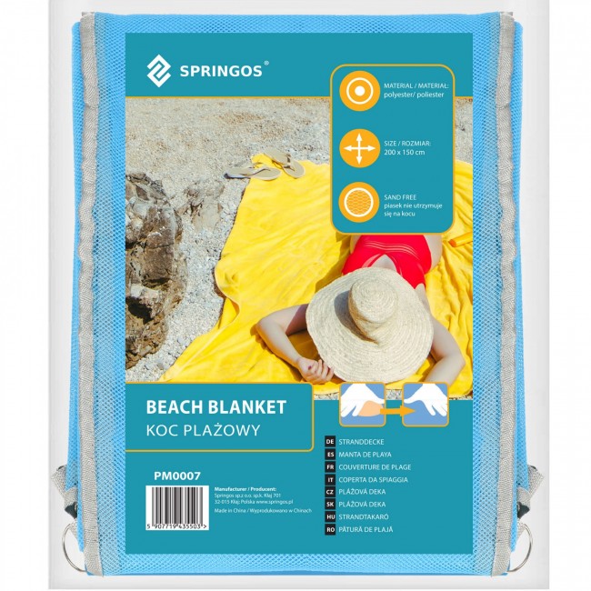 Подстилка пляжная антипесок Springos Sand Free 200 x 150 см PM0007