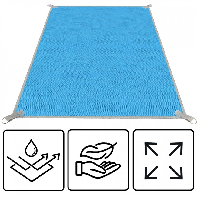 Подстилка пляжная антипесок Springos Sand Free 200 x 150 см PM0007