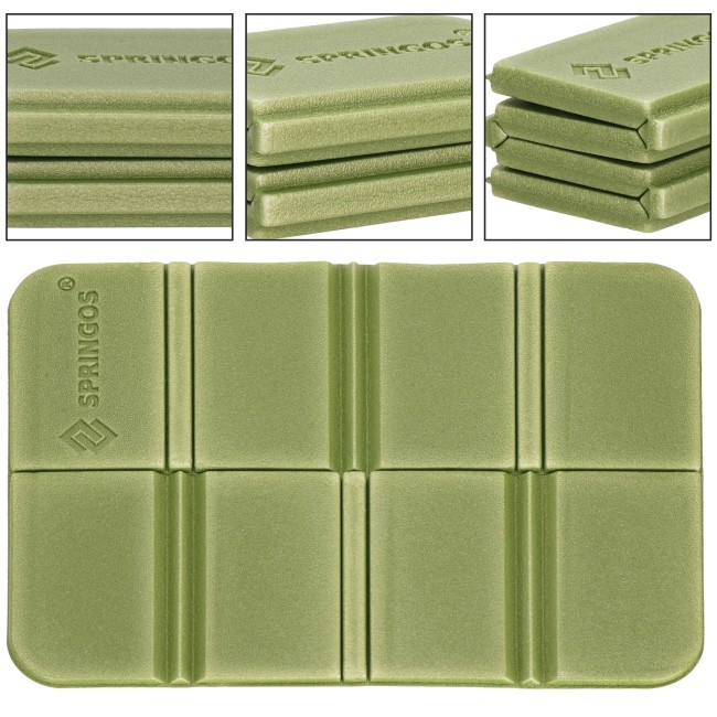 Сидіння туристичне Springos XPE 37.5 x 28 x 0.6 см складане PM0012 Green