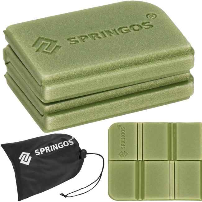 Сидіння туристичне Springos XPE 37.5 x 28 x 0.6 см складане PM0012 Green