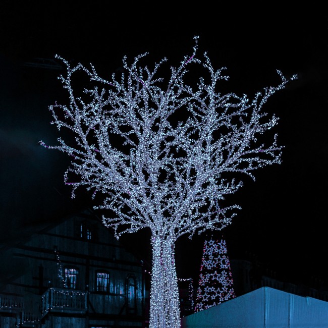 Гирлянда уличная (наружная) Springos 60 м 1000 LED CL1004 Cold White