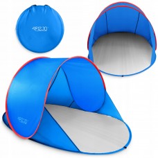 Намет пляжний 4FIZJO Pop-Up 195 x 120 см Blue/Red, що саморозкладається (P-5905973405164)
