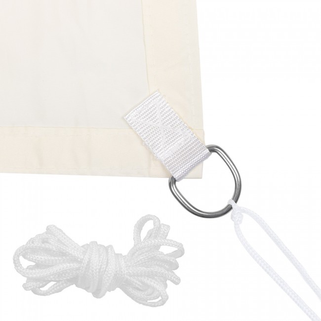 Тент-парус теневой для дома, сада и туризма Springos 4 x 2 м SN1036 Light Yellow