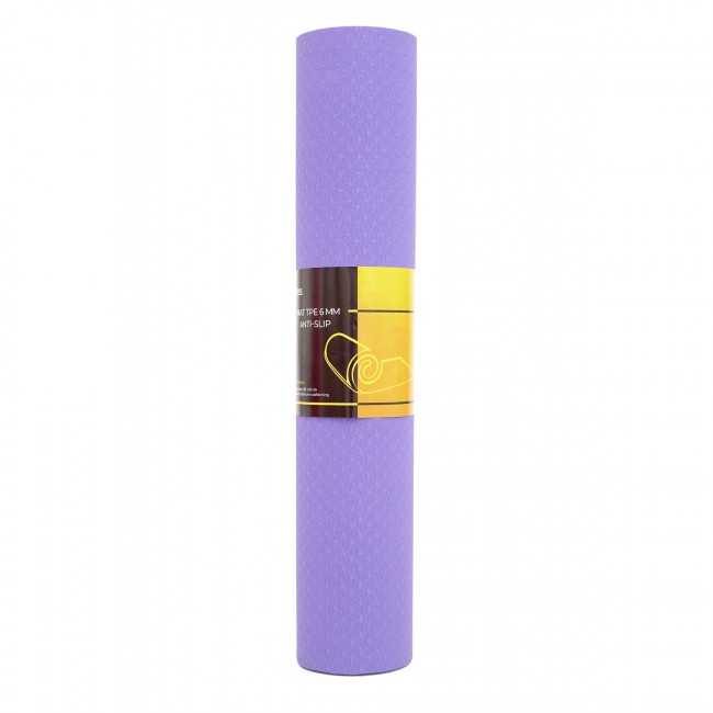 Коврик спортивный Cornix TPE 183 x 61 x 0.6 cм для йоги и фитнеса XR-0004 Violet/Purple Коврик спортивный Cornix TPE 183 x 61 x 0.6 cм для йоги и фитнеса XR-0004 Violet/Purple