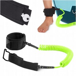 Лиш страховочный для SUP доски TSUNAMI SUP-Leash Black/Green (P-5907739316479)