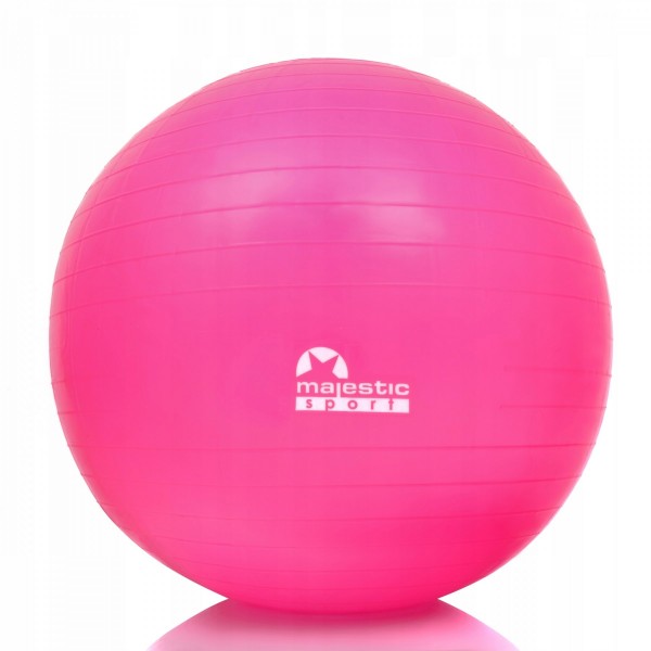 Мяч для фитнеса (фитбол) Majestic Sport 75 см Anti-Burst GVP5028/P розовый