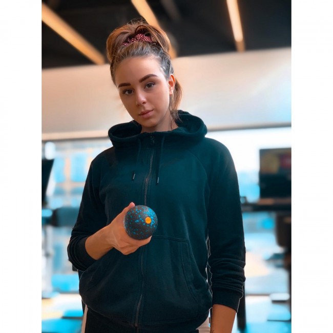 Мяч для массажа 8 см 4FIZJO EPP Ball 08 Black/Gold (P-5907739314796)