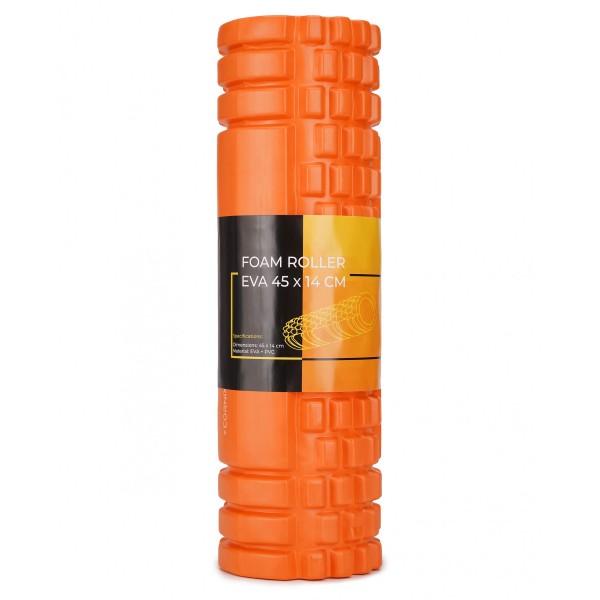 Масажний ролик Cornix EVA 45 x 14 см (валик, ролер) XR-0041 Orange