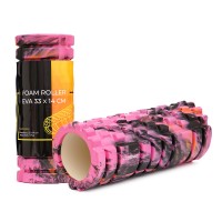 Массажный ролик Cornix EVA Marble Design 33 x 14 см (валик, роллер) XR-0347