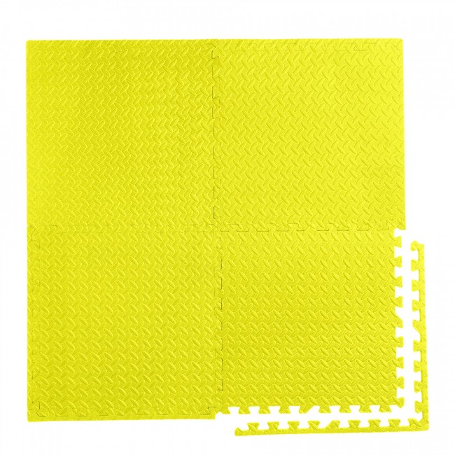 Мат-пазл (ласточкин хвост) Cornix Mat Puzzle EVA 120 x 120 x 1 cм XR-0236 Yellow