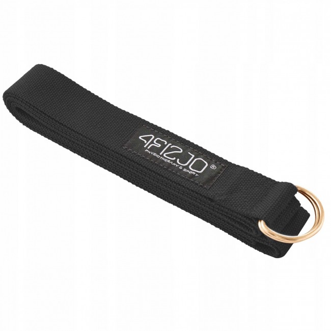 Ремень для йоги 4FIZJO 300 см Black (P-5907739315397)