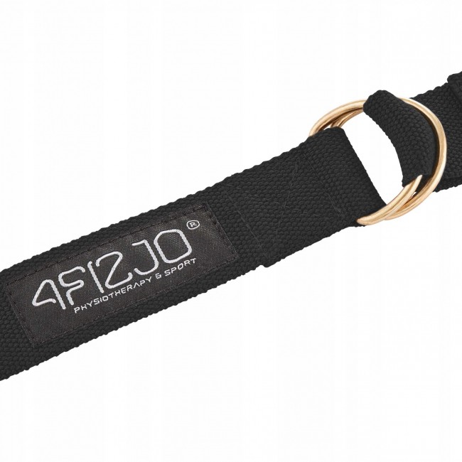Ремень для йоги 4FIZJO 300 см Black (P-5907739315397)