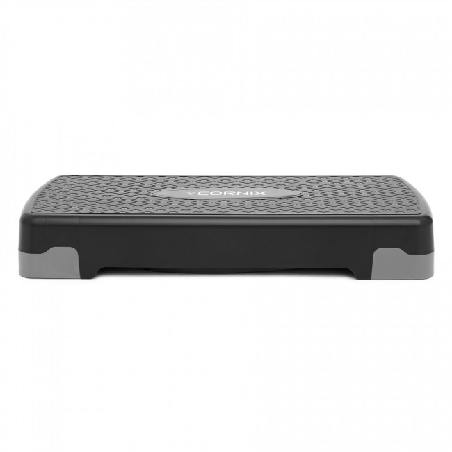Степ-платформа 2-ступінчаста Cornix 68 х 28 х 10-15 см XR-0189 Black/Grey