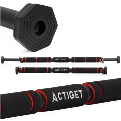 Турнік розсувний Actiget 62-100 см ACT0167 Black/Red