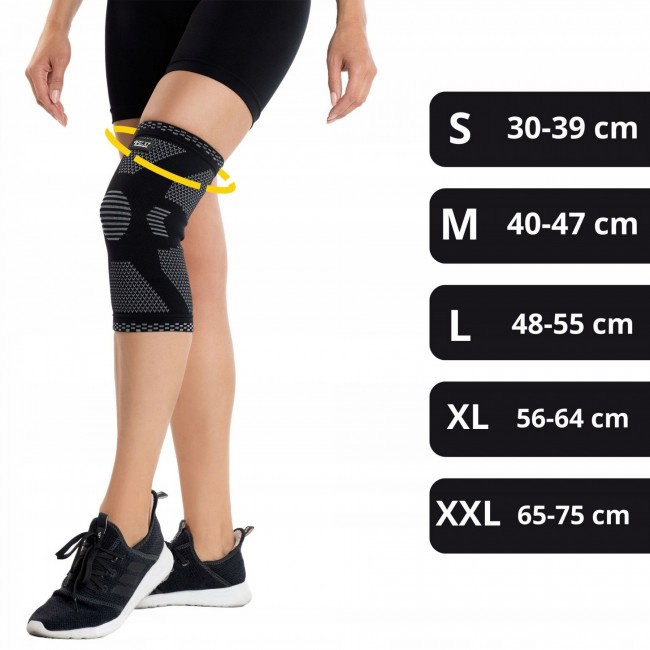 Фіксатор (бандаж) для коліна 4FIZJO 1 шт Size XXL (P-5907739317919)