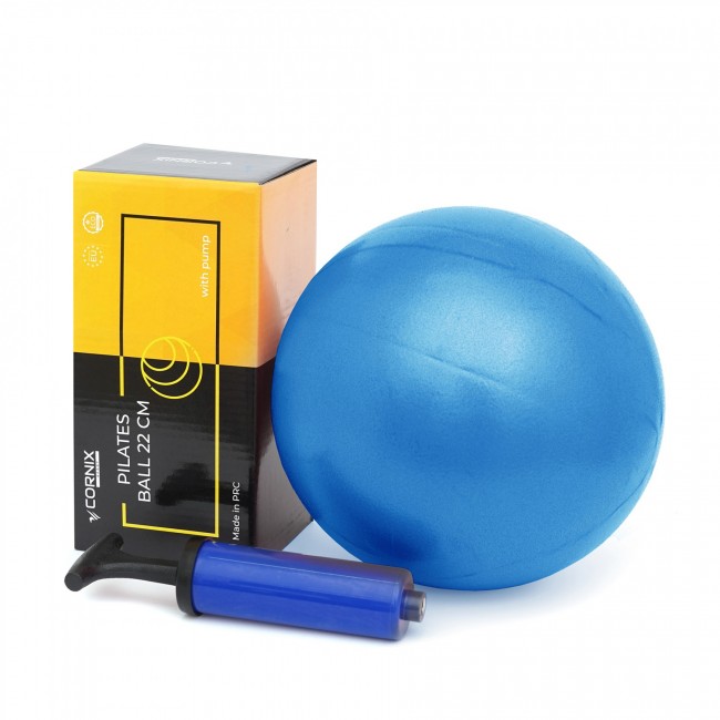 Мяч для пилатеса, йоги, реабилитации Cornix MiniGYMball 22 см XR-0226 Blue Мяч для пилатеса, йоги, реабилитации Cornix MiniGYMball 22 см XR-0226 Blue