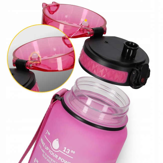 Бутылка для воды спортивная 4FIZJO 1000 мл Pink/Sky Blue (P-5905973400770)