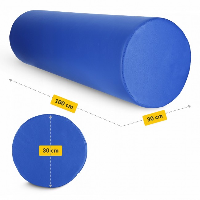 Валик для реабилитации и массажа 4FIZJO 100 x 30 см Blue (P-5905973402958)