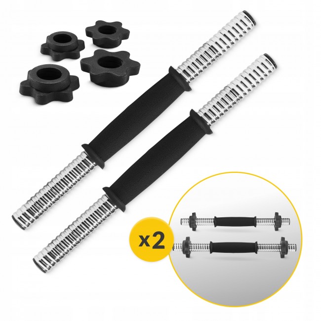 Гриф гантельный 4FIZJO 45 см 25 мм 2 шт (P-5905973401098)