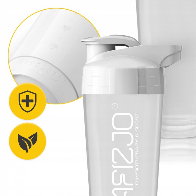 Шейкер спортивный 4FIZJO Ultra 700 мл White (P-5905973407083)