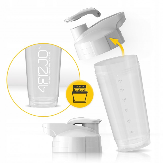 Шейкер спортивный 4FIZJO Ultra 700 мл White (P-5905973407083)