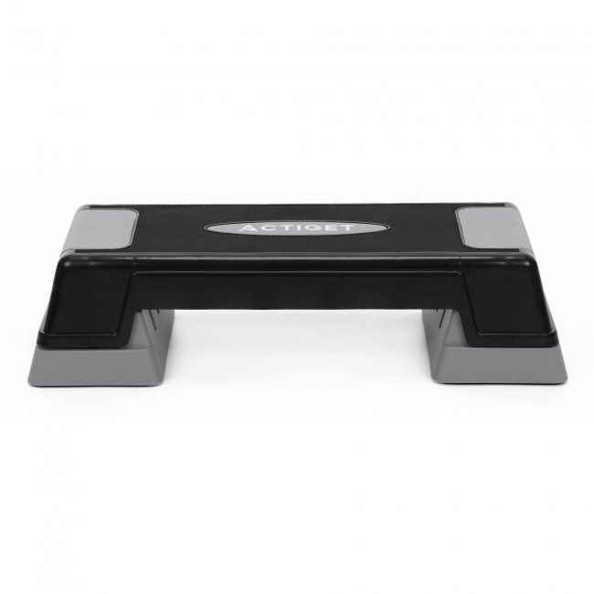 Степ-платформа 2-ступенчатая Actiget 73 х 28.5 х 12-17.5 см ACT0120 Black/Grey