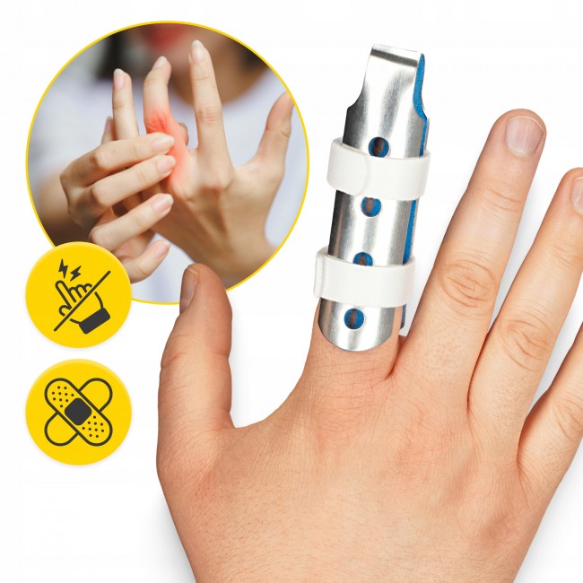 Фіксатор (бандаж) для пальця руки 4FIZJO MED 1 шт Size L (P-5905973407410)