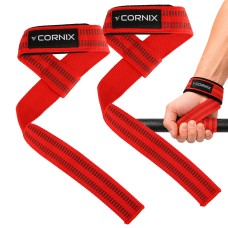 Лямки атлетические для тяги Cornix Lifting Straps XR-0505 Red