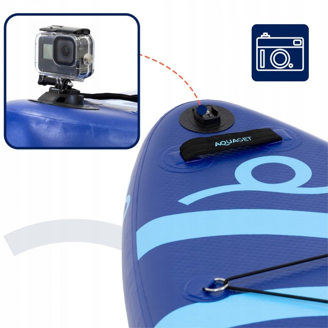 Надувная SUP доска (САП борд) Aquaget 350 см с веслом AQ0041 Blue