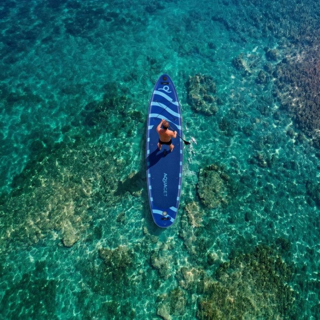 Надувная SUP доска (САП борд) Aquaget 350 см с веслом AQ0041 Blue