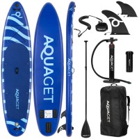 Надувная SUP доска (САП борд) Aquaget 350 см с веслом AQ0041 Blue