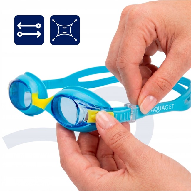 Очки для плавания Aquaget детские AQ0014 Sky Blue