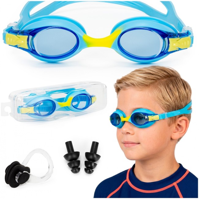 Очки для плавания Aquaget детские AQ0014 Sky Blue