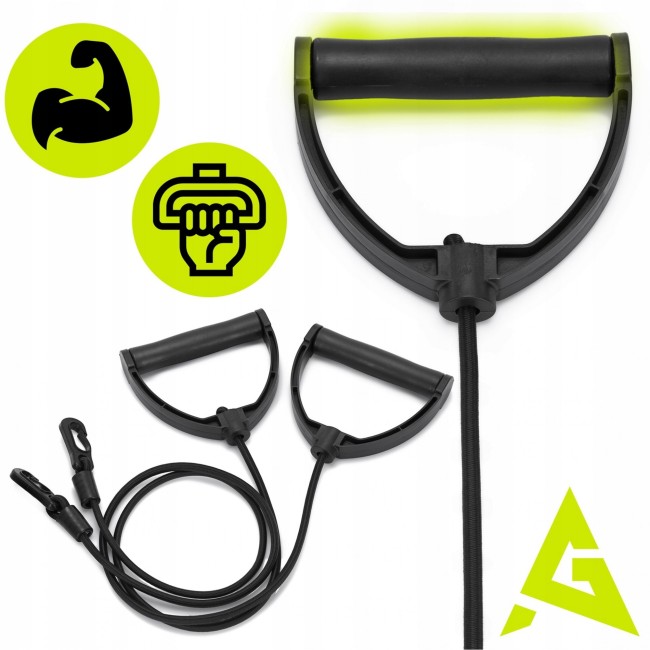 Степпер (міні-степпер) Actiget Actistep з еспандерами ACT0173 Black