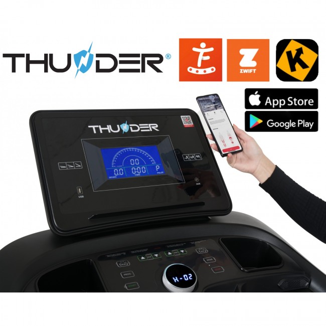 Бігова доріжка THUNDER Core-S Black