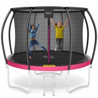 Батут с внутренней сеткой 4FIZJO PRO 10FT 312 см Black/Pink (P-5907739314604)