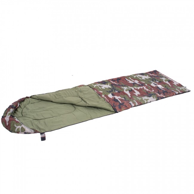 Спальный мешок (спальник) Springos 2 в 1 CS0041 +8 ...+20 °C R Khaki/Green