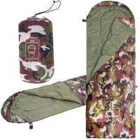 Спальний мішок (спальник) Springos 2 в 1 CS0041 +8 ...+20 °CR Khaki/Green
