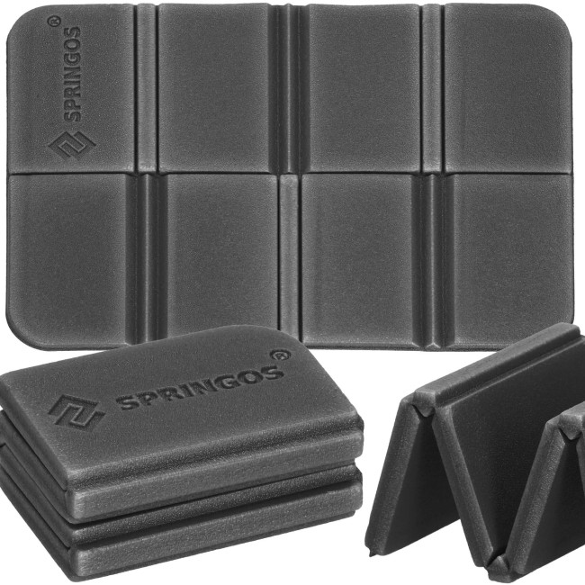 Сидіння туристичне Springos XPE 37.5 x 28 x 0.6 см складане PM0013 Black