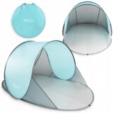 Намет пляжний 4FIZJO Pop-Up 195 x 120 см Grey/Mint, що саморозкладається (P-5905973401432)