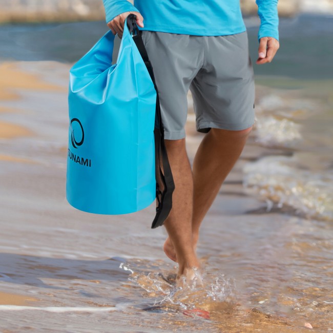 Гермомішок TSUNAMI Dry Pack 20 л водозахисний Sky Blue (P-5905973400022)