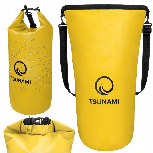 Гермомешок TSUNAMI Dry Pack 30 л водозащитный Yellow (P-5907739314086)
