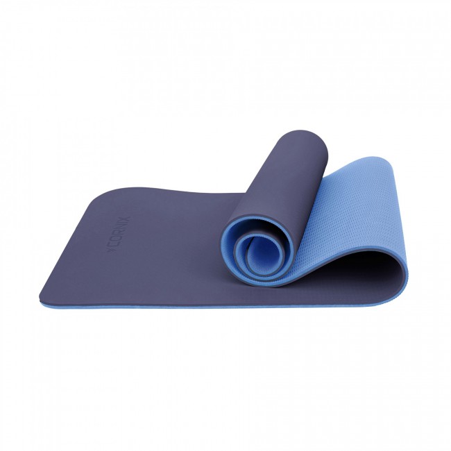 Коврик спортивный Cornix TPE 183 x 61 x 1 cм для йоги и фитнеса XR-0092 Blue/Sky Blue