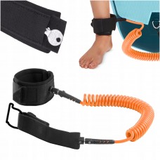 Лиш страховочный для SUP доски TSUNAMI SUP-Leash Black/Orange (P-5907739316493)