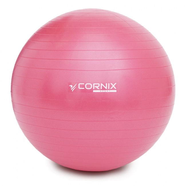 Мяч для фитнеса (фитбол) Cornix 65 см Anti-Burst XR-0023 Pink