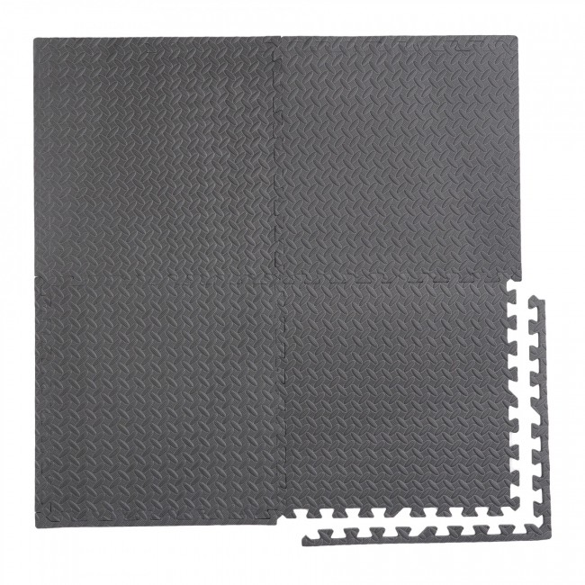 Мат-пазл (ласточкин хвост) Cornix Mat Puzzle EVA 120 x 120 x 1 cм XR-0072 Black