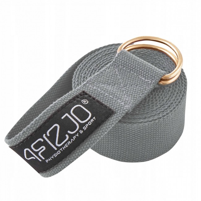 Ремень для йоги 4FIZJO 300 см Grey (P-5907739315380)