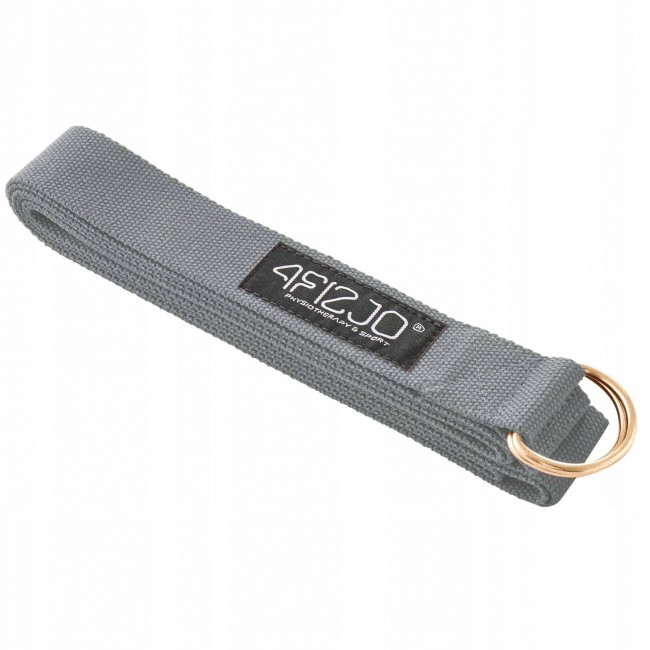 Ремень для йоги 4FIZJO 300 см Grey (P-5907739315380)
